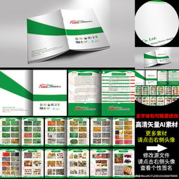 食品蔬菜出口公司a4畫(huà)冊(cè)16p圖片